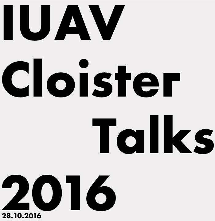 GFC architecture - IUAV Cloister Talks 2016